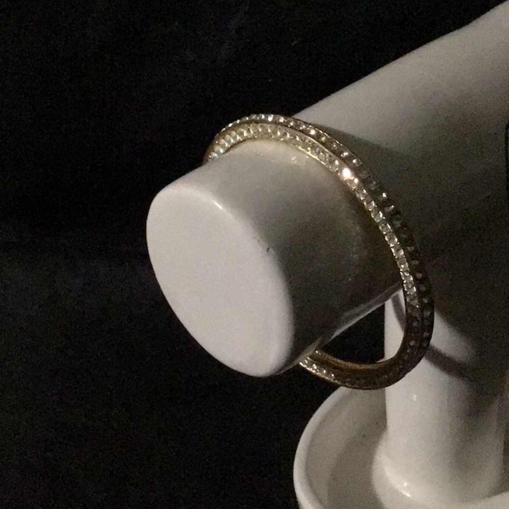 Rhinestone Bangle Bracelet, Beautiful! - image 7